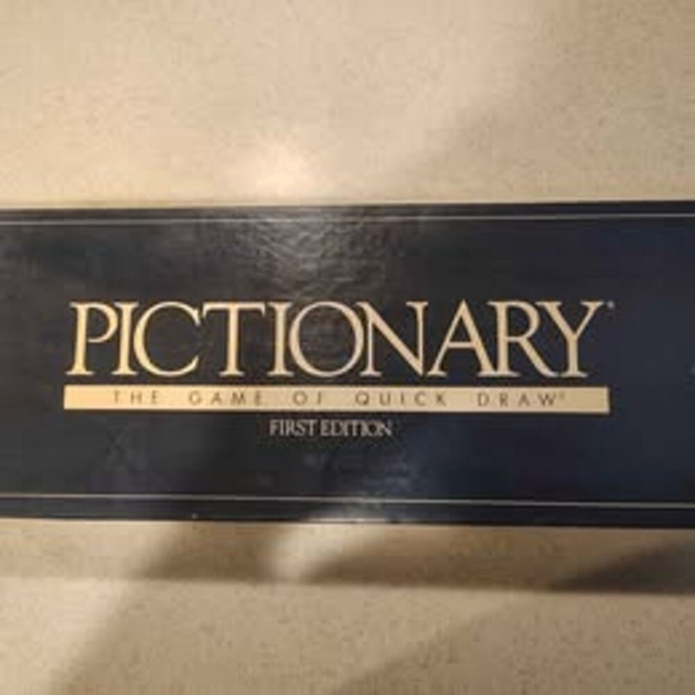 Vintage 1985 Pictionary First Edition Complete Board Game – Excellent